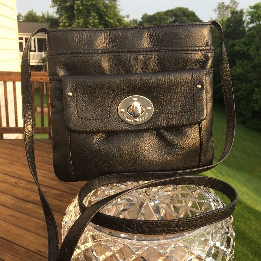 Black Etienne Aigner crossbody